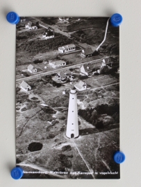 Schiermonnikoog, Watertoren met karrepad in vogelvlucht