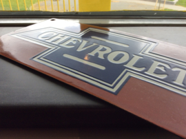 Emaille reclamebord "Chevrolet"