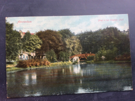 Amsterdam, Brug in het Saphati park, 1910