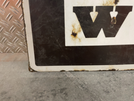 Echfa Wit, Emaille reclamebord