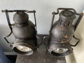 Spoorweglamp, Patent Krolupperom, M.A.V. , 2x
