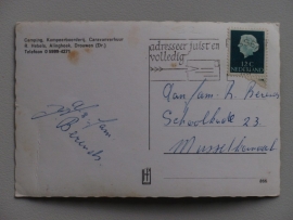 Drouwen, Kampeerboerderij Alinghoek 1967