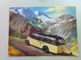 Mit dem Postauto uber die Grossglockner-Hochalpenstrasse