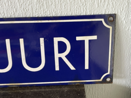 Emaille straatnaam bord, Dubbelebuurt