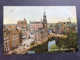 Amsterdam, Panorama Munt, 1908