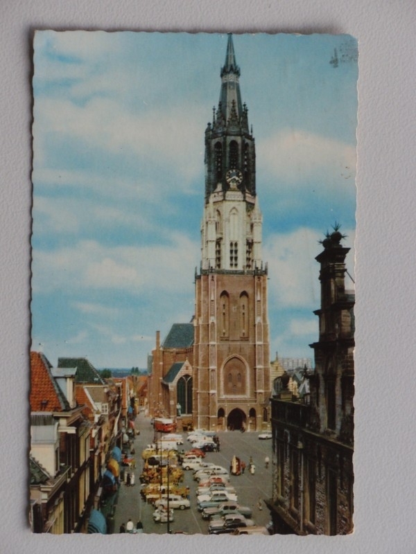 Delft, Markt met Nieuwe Kerk