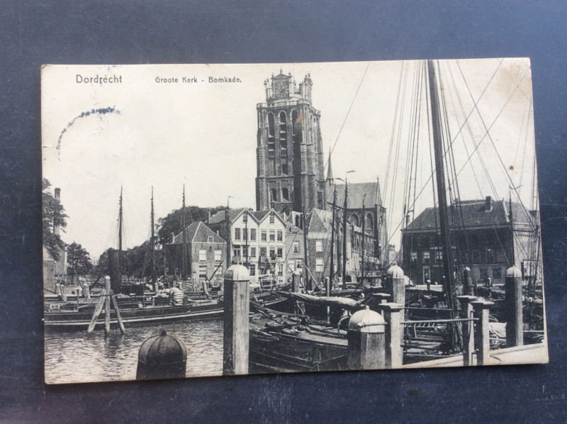 Dordrecht, Groote Kerk-Bomkade, 1917
