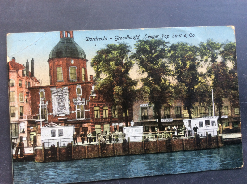 Dordrecht, Groodhoofd. Leager Fop Smit & Co, 1916