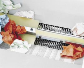 Papiervernietiger IDEAL 4606 CC 2x15 mm Auto-Oil P-5/P5