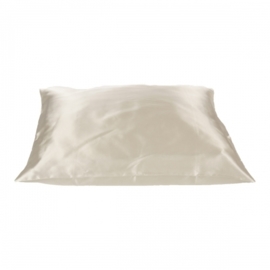 Beauty Pillow - creme satijnen kussensloop