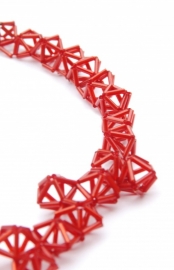 Crystal Necklace - rood