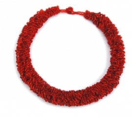 Loop Necklace - Rood