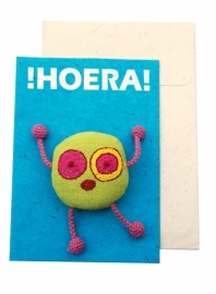 Happy postcard- HOERA
