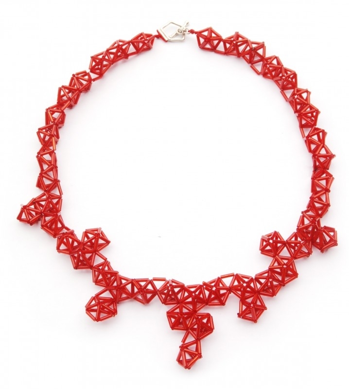 Crystal Necklace - rood