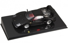 Ferrari F40 (zwart) - Hotwheels Elite 1:43