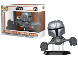 Funko Pop 670 - The Mandalorian in N-1 Starfighter with R5-D4