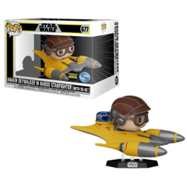 Funko Pop Star Wars 677 - Anakin Skywalker in Naboo Starfighter with R2-D2 Special Edition