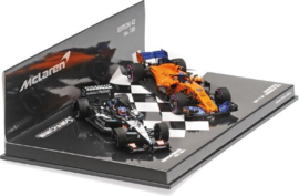 McLaren MCL33 2018 - European Minardi PS01 2001 F. Alonso - Minichamps 1:43