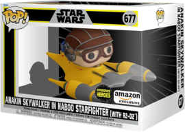 Funko Pop Star Wars 677 - Anakin Skywalker in Naboo Starfighter with R2-D2 Special Edition