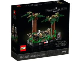 Lego 75353 Endor Speederachtervolging diorama