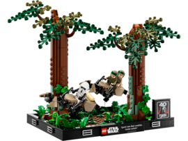 Lego 75353 Endor Speederachtervolging diorama