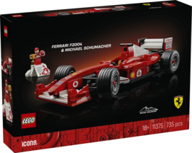 Lego 11375 Ferrari F2004 en Michael Schumacher - Lego Icons