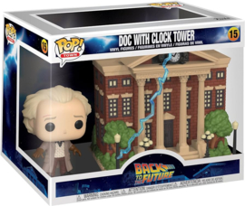 Funko Pop Town 15 - Doc with Clock Tower - Back to the Future