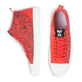 Akedo Jaws sneakers rood Limited Edition maat 41