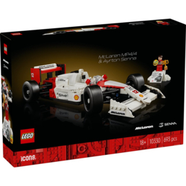 Lego 10330 McLaren MP4/4 en Ayrton Senna - Lego Icons