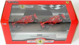 Ferrari F2008 Constructors Champions - Hotwheels