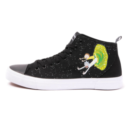 Akedo Rick and Morty sneakers Zwart Limited Edition maat 41