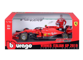 Ferrari SF90 #16 C. Leclerc Winner Italian GP 2019 Bburago 1:18