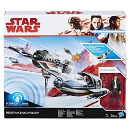 Star Wars The Last Jedi - Resistance Ski Speeder & Captain Poe Dameron