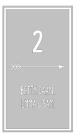 Raamsticker Pijl