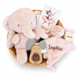 Gevulde Cadeaumand - Pink Nattou