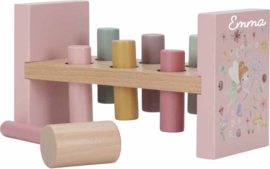 LD7346 Little Dutch Hamerbank - Fairy Garden FSC met naam