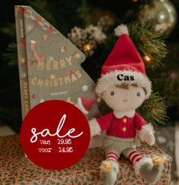Little Dutch Kerstboek met knuffel Jim - Giftset