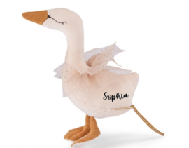Moulin Roty Rammelaar zwaan crème La petite école de danse