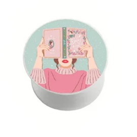 Phone/E-Reader Grip - Reading Girl