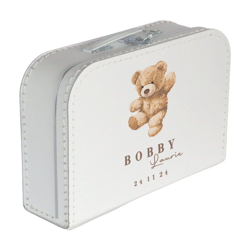 Geboortekoffertje - Vintage Teddy