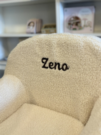 Kinderfauteuil teddy off white