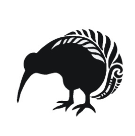 Sticker New Zealand  kiwi klein