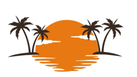 Sticker palm island