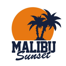 Sticker malibu sunset