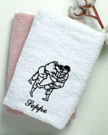 Handdoek judo met naam