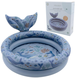 Little Dutch ocean world Zwembad 80cm + Staart