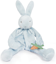 Bunnies By The Bay knuffeldoekje met speenhouder Konijn blauw