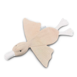 Knuffeldoekje eend cream