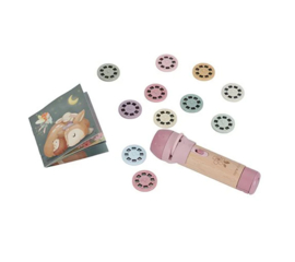 Little Dutch Verhalen projector zaklamp - Roze