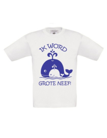 Shirt - Ik word grote neef walvisjes
